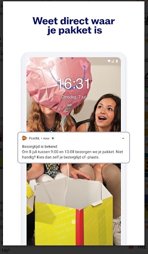 PostNL  Screenshot 1