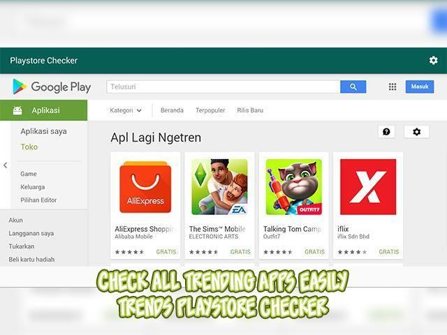 Trend Playstore Checker  Screenshot 2