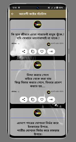 আবেগী কষ্টের স্ট্যাটাস  Screenshot 7