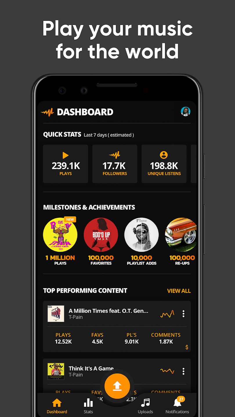 Audiomack Creator-Upload Music  Screenshot 5