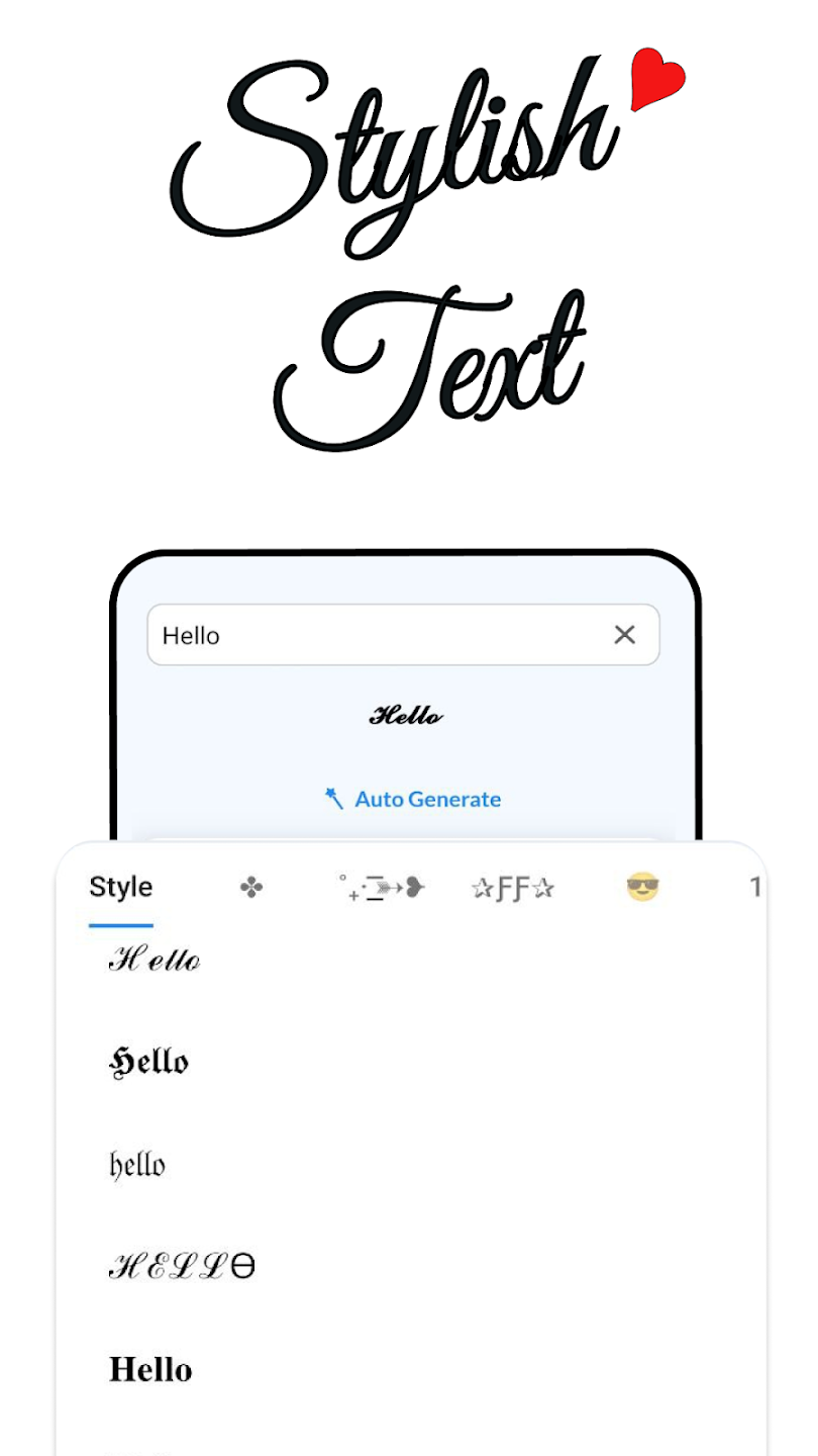 Stylish Text- Letter Style Art  Screenshot 1
