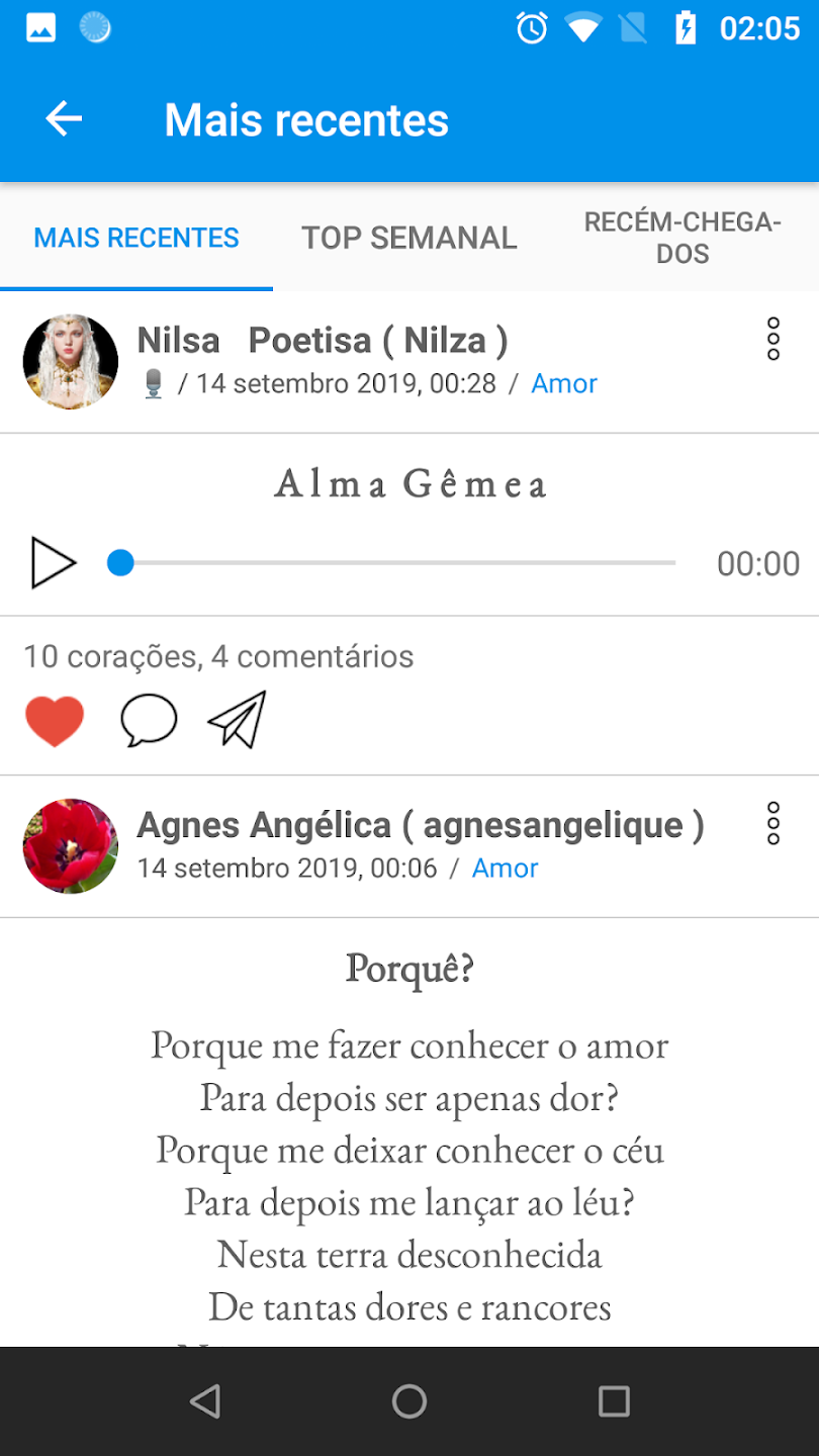 Meu Poema  Screenshot 2