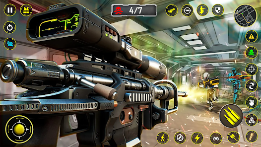 Counter Terrorist Robot Shooting Game: fps shooter  Screenshot 1