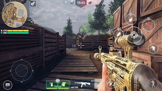 Epic World War WW2 shooter: FPS Shoot War Strike  Screenshot 2