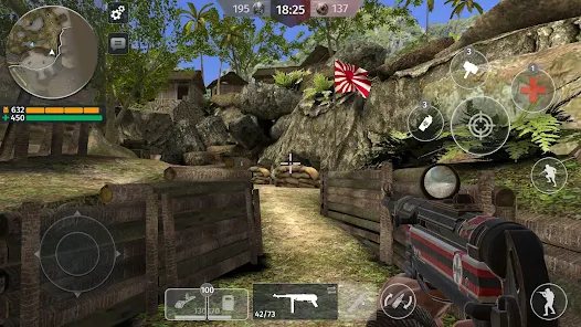 Epic World War WW2 shooter: FPS Shoot War Strike  Screenshot 3