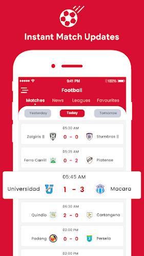 Football Score  Screenshot 1