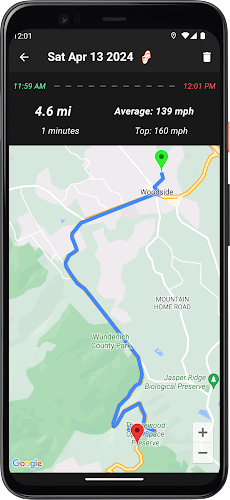 GPS Speedometer  Screenshot 2