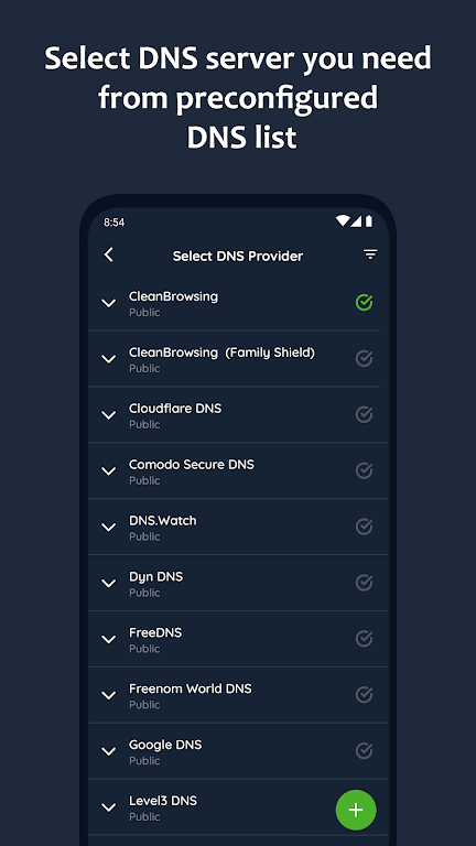 DNS Changer  Screenshot 2