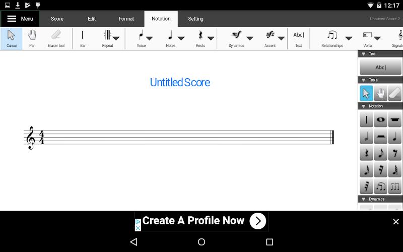 Crescendo Music Notation  Screenshot 4