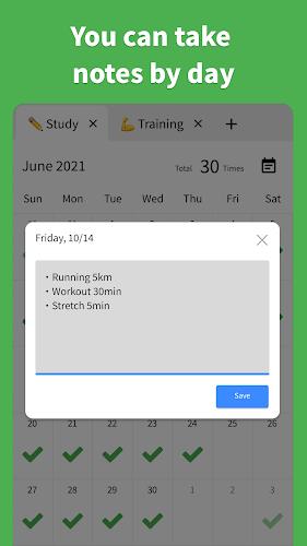 Check Calendar - Habit Tracker  Screenshot 6