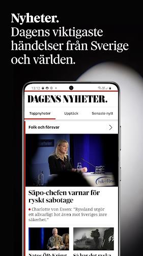 Dagens Nyheter  Screenshot 1