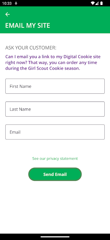 Digital Cookie Mobile App  Screenshot 4