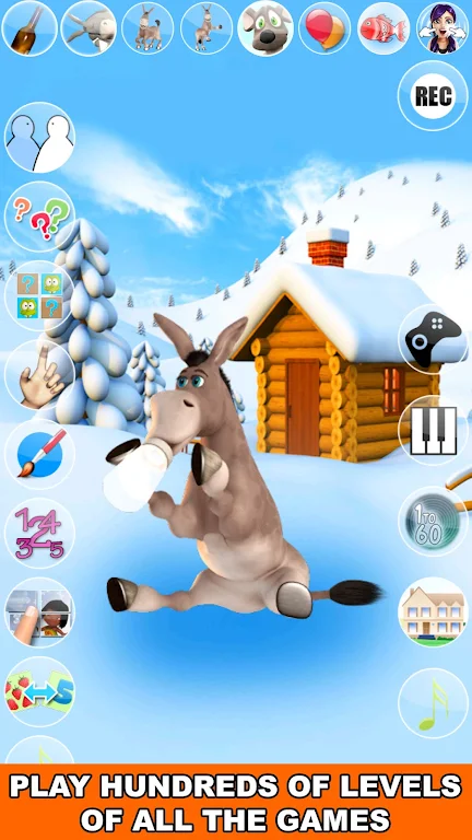 Nói Donald Donkey Ice Fun  Screenshot 4