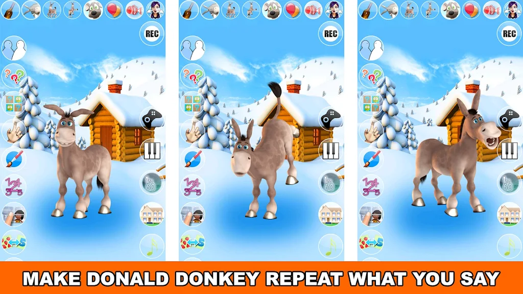 Nói Donald Donkey Ice Fun  Screenshot 8