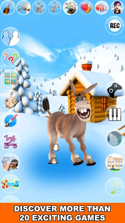 Nói Donald Donkey Ice Fun  Screenshot 2