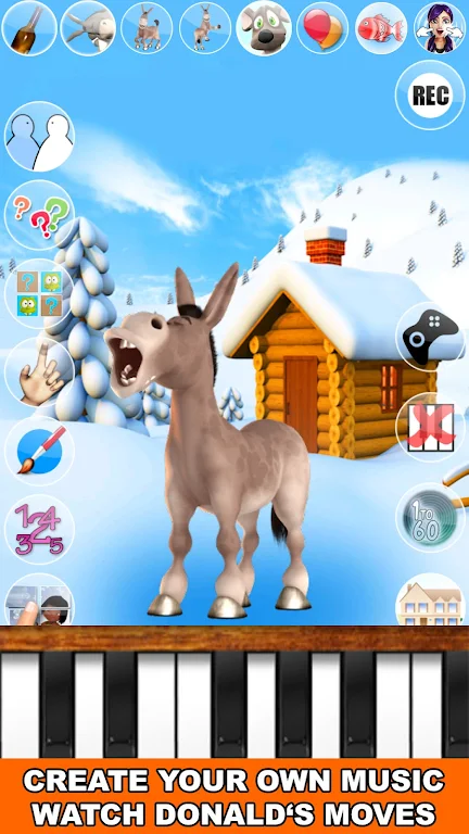 Nói Donald Donkey Ice Fun  Screenshot 5