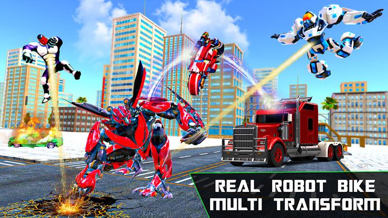 Grand Robot Bike Transform War  Screenshot 12