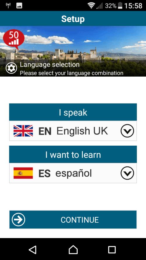 50languages.com  Screenshot 2