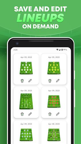 My Lineup: Lineup Builder  Screenshot 8