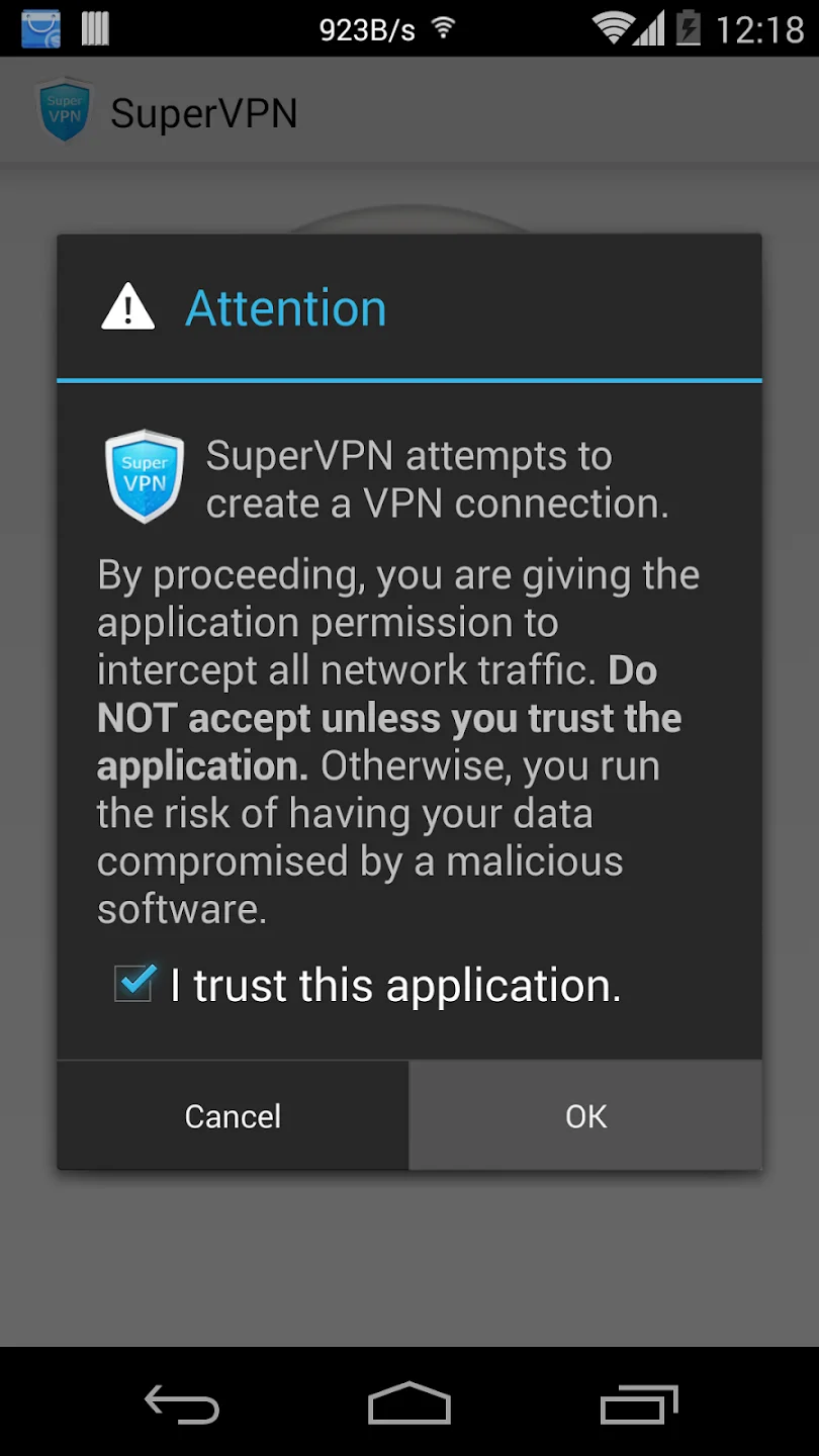 SuperVPN  Screenshot 2