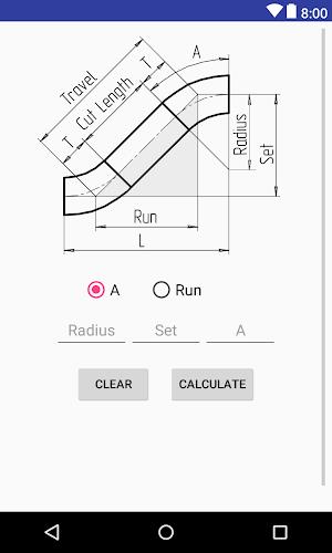 Offset Pipe calculator  Screenshot 3