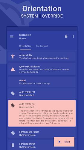 Rotation | Orientation Manager  Screenshot 1