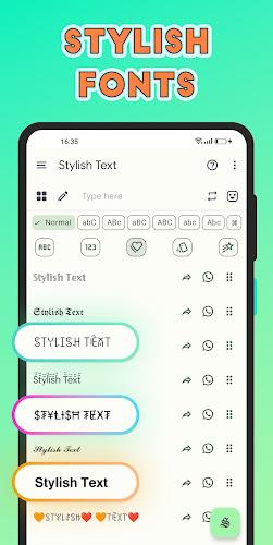 Stylish Text - Fonts Keyboard  Screenshot 2