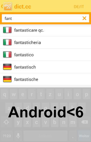 dict.cc dictionary  Screenshot 7