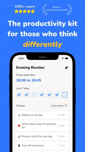 RoutineFlow: Routine  ADHD  Screenshot 1