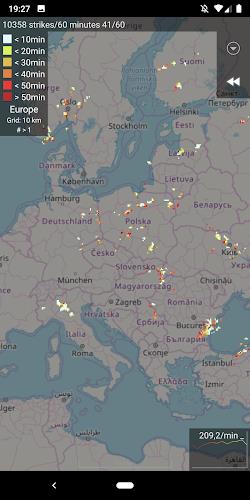 Blitzortung Lightning Monitor  Screenshot 2