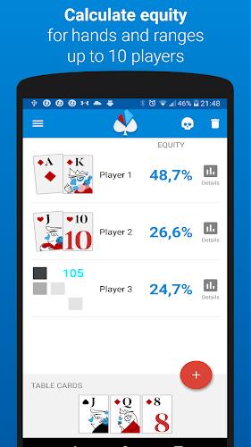 Poker equity calculator Holdem  Screenshot 1