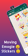 Moving Emoji Animated Stickers  Screenshot 1