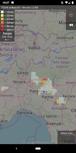 Blitzortung Lightning Monitor  Screenshot 1