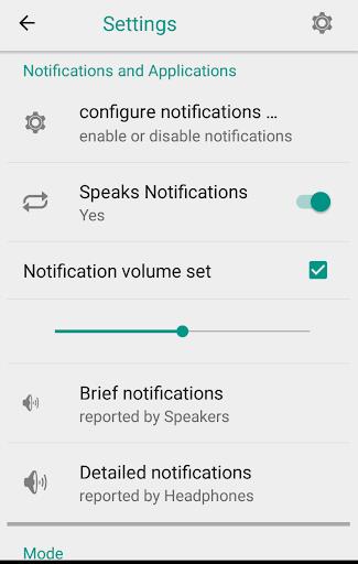 Spoken notifications  Screenshot 4