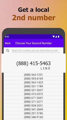 My 2nd Line Text & Call Number  Screenshot 17
