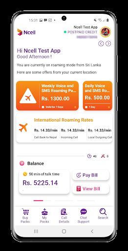 Ncell App: Recharge, Buy Packs  Screenshot 2