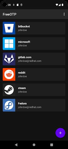 FreeOTP Authenticator  Screenshot 3
