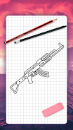 How to draw game weapons  Screenshot 1