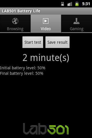 LAB501 Battery Life  Screenshot 2