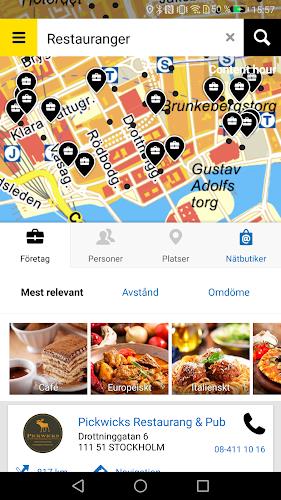 Eniro - Search and discover  Screenshot 1