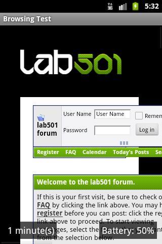 LAB501 Battery Life  Screenshot 4