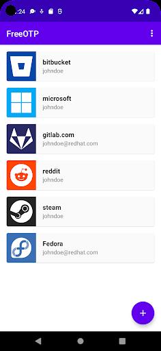 FreeOTP Authenticator  Screenshot 1