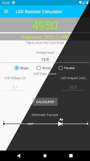 LED Resistor Calculator  Screenshot 1