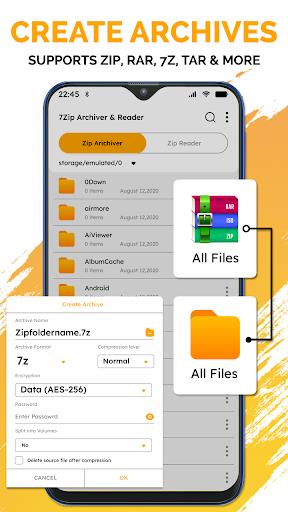 Zip RAR - File Compressor  Screenshot 2