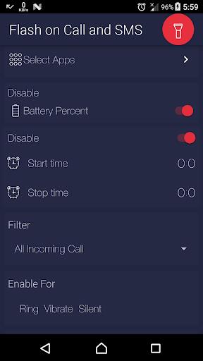 Flash on Call and SMS  Screenshot 4