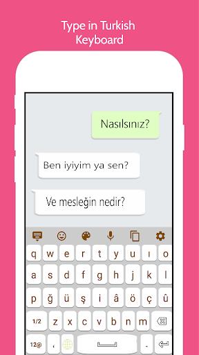 Turkish Language Keyboard  Screenshot 3