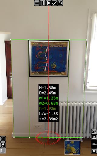 3D Measurement App - Plumb-bob  Screenshot 3