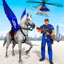 Flying Horse Police Chase Sim APK