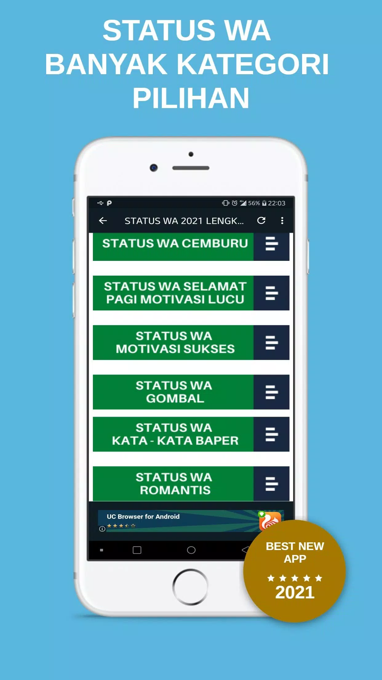 Status WA 2021 Terlengkap  Screenshot 1