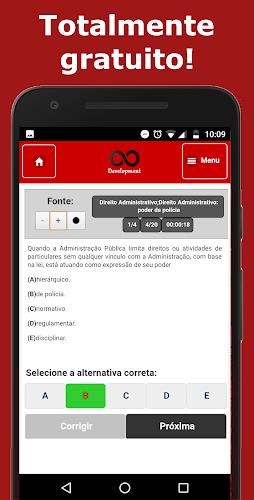 Simulado Concurso INSS  Screenshot 8